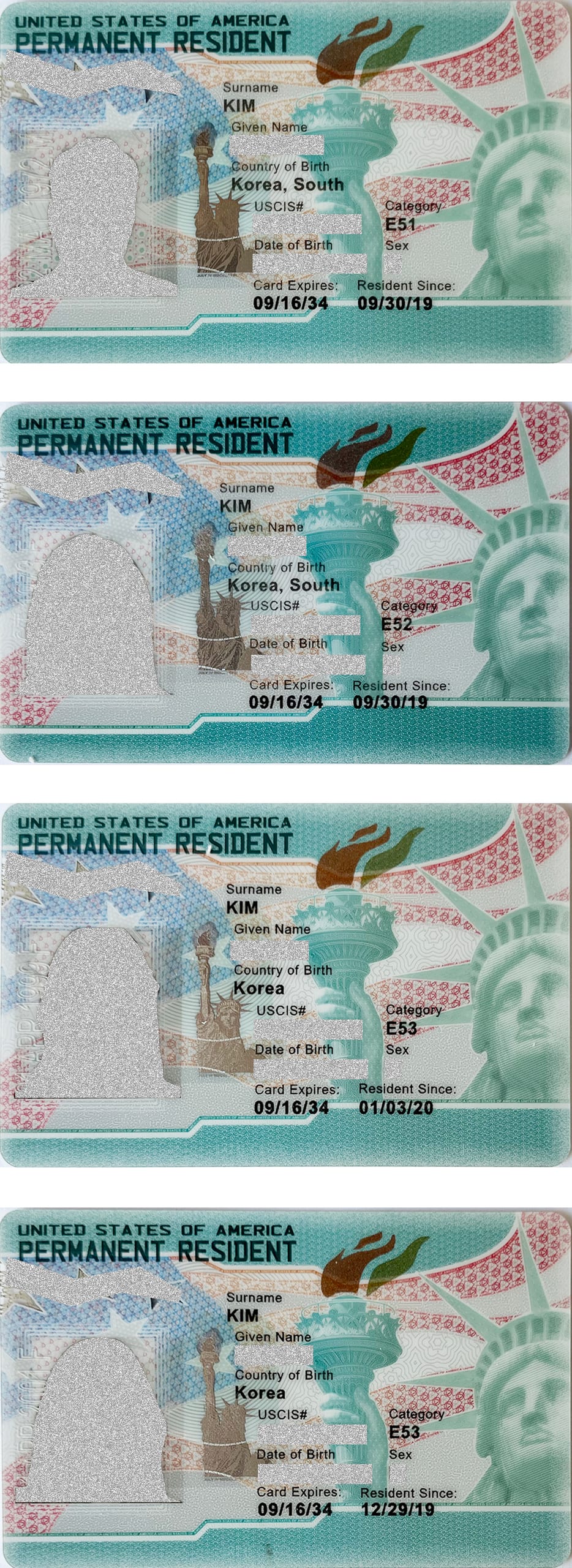 미국투자이민 승인서